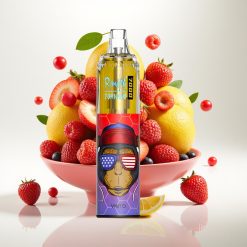 RandM Fumot Tornado 7000 Disposable Vape – 7000 Puffova, 14 ML Tekućine, 850 MAH, Mesh Coil, Type-C, RGB Svjetlo, 0-5% Nikotina, Air-Adjustable